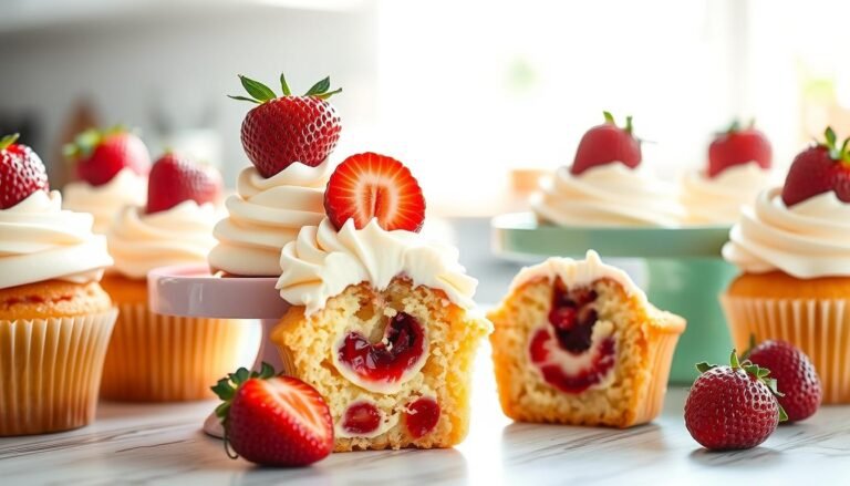 Strawberry Cheesecake Cupcakes