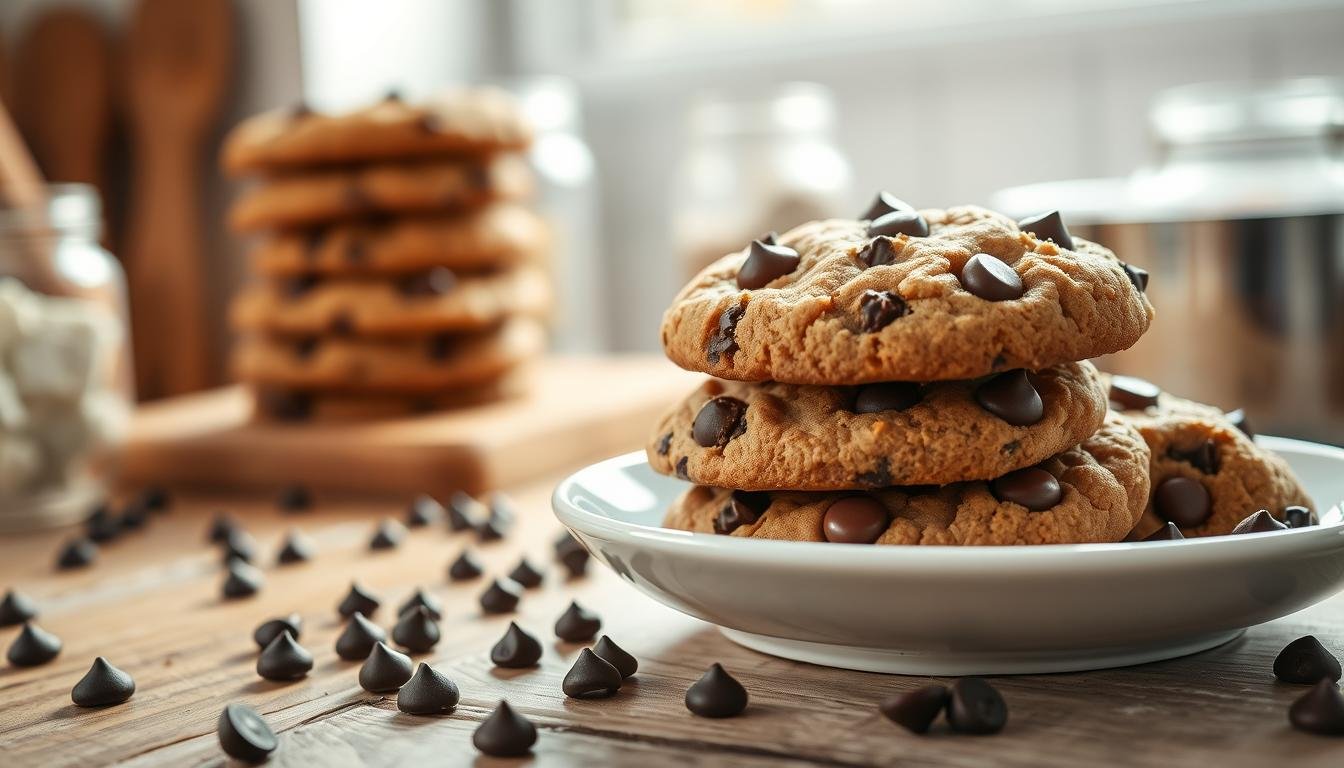Thick Chocolate Chip Cookies