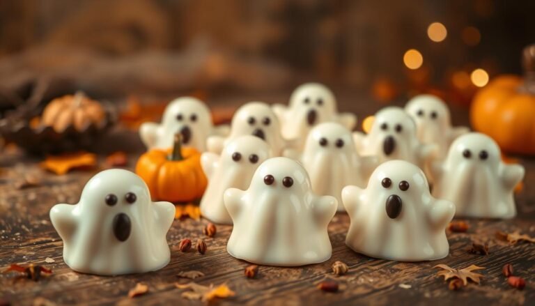 White chocolate ghosts